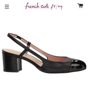 French Sole Baton - Black Leather